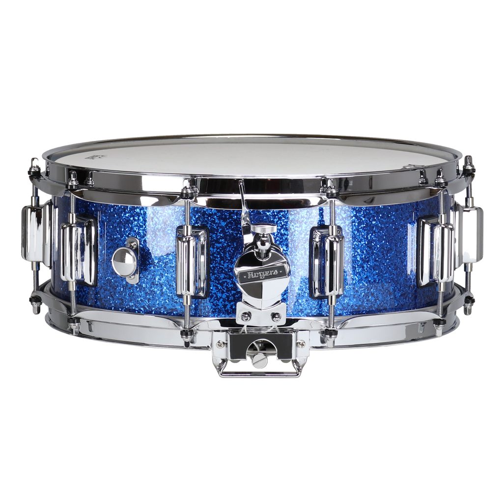Rogers 5 x 14-Inch Dyna-Sonic Snare Drum - Blue Sparkle Lacquer