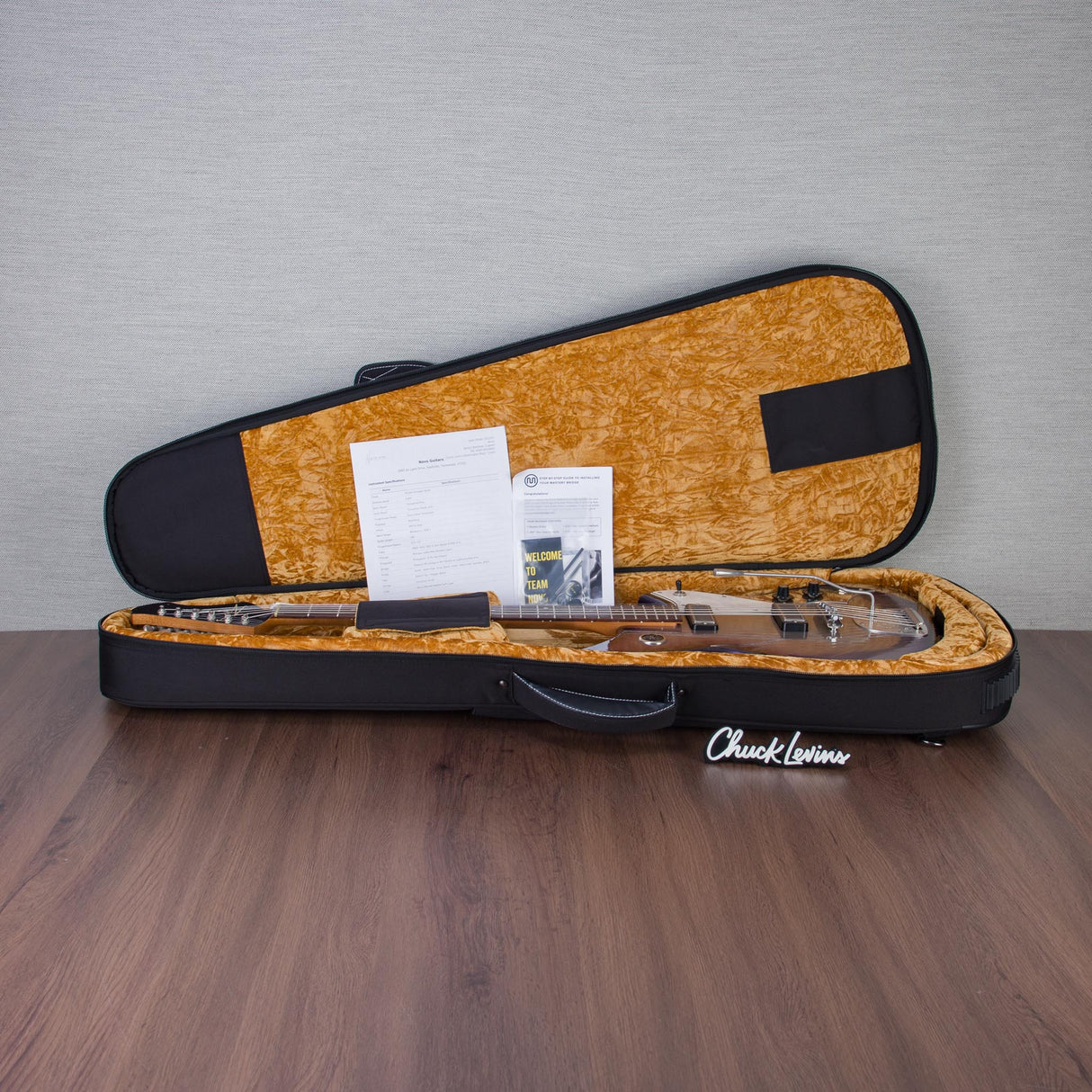 Novo Guitars Serus J Baritone Electric Guitar - Purple Stanger Burst - #251350