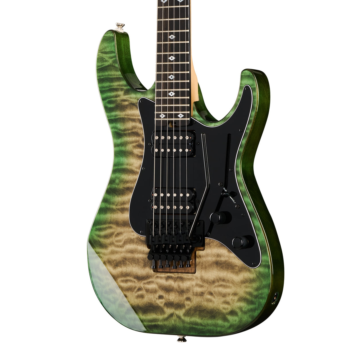 Kramer Volante Quilt HHFR Electric Guitar - Ultramarine Burst