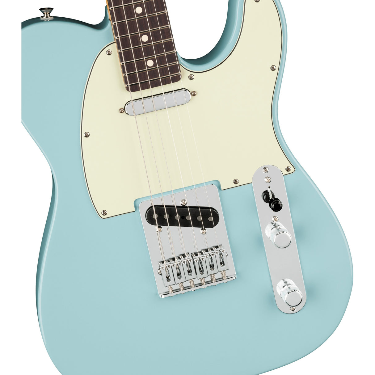 Fender 75th Anniversary Player II Telecaster Electric Guitar, Rosewood Fingerboard - Daphne Blue