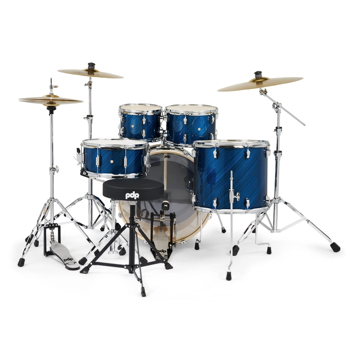 PDP Mainstage 5-Piece Drum Set - Twisted Blue Steel