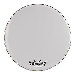 Remo 22" Smooth White Crimplock Emperor Marching Bass Drum Head