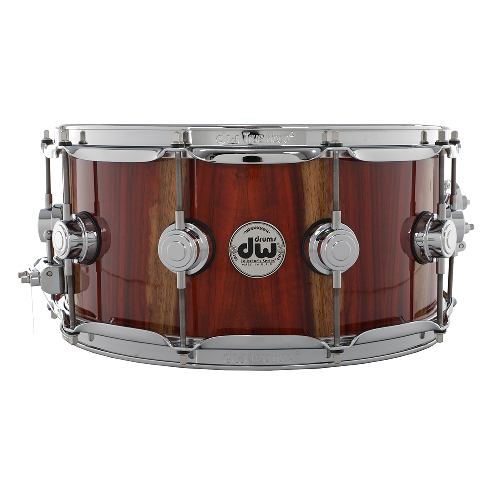 DW Collector's Series 333 6.5x14-Inch Snare Drum - Natural Lacquer Over Padouk