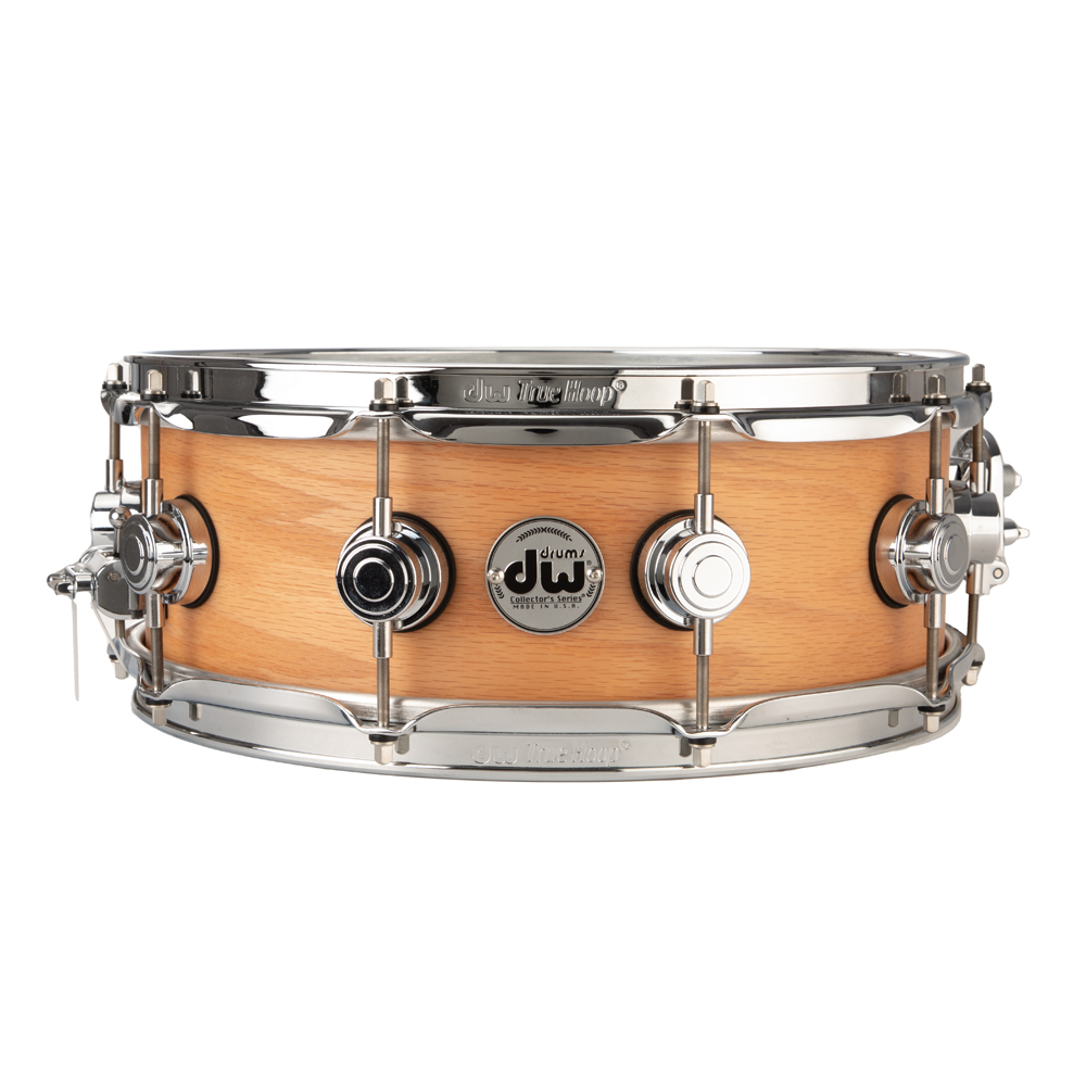 DW 5 x 14-Inch Snare Drum, Chrome Hardware - Oak Matte Lacquer