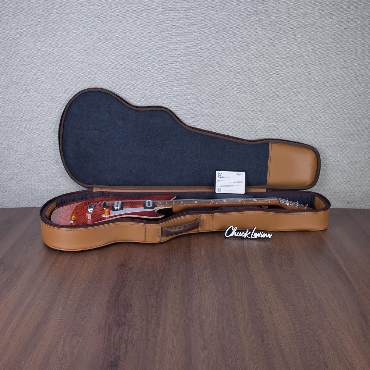 Powers Electric A-Type Select Maple Hartail Electric Guitar - Cosmo Orange - #B208