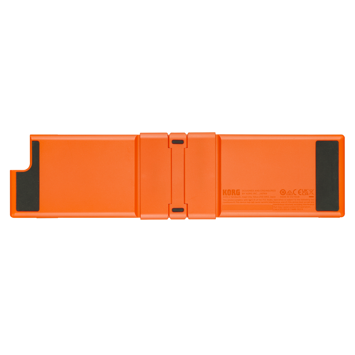 Korg nanoKey Fold Foldable Midi Keyboard - Lava Orange - New