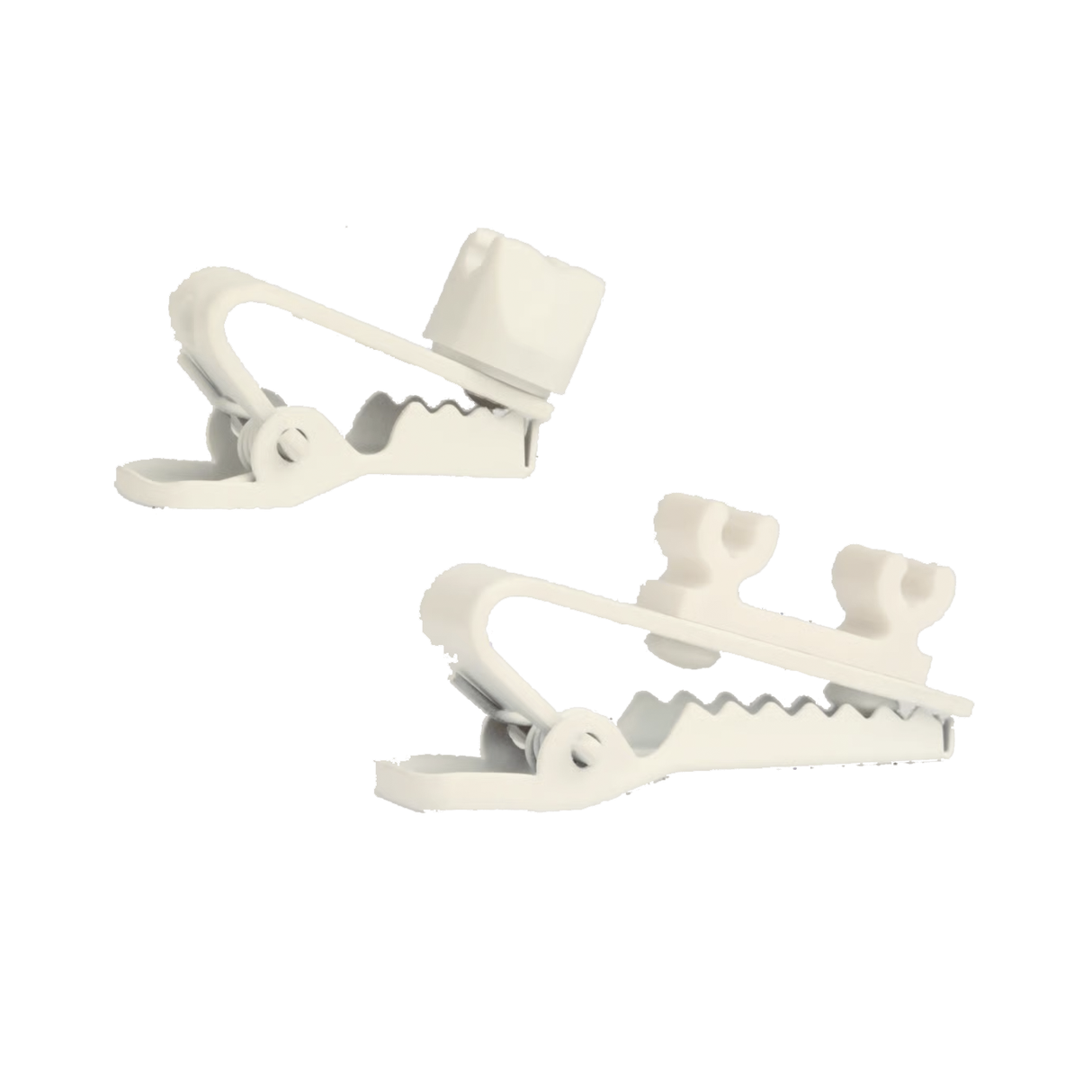 Shure RPM504 Single and Dual Tie Clips - White