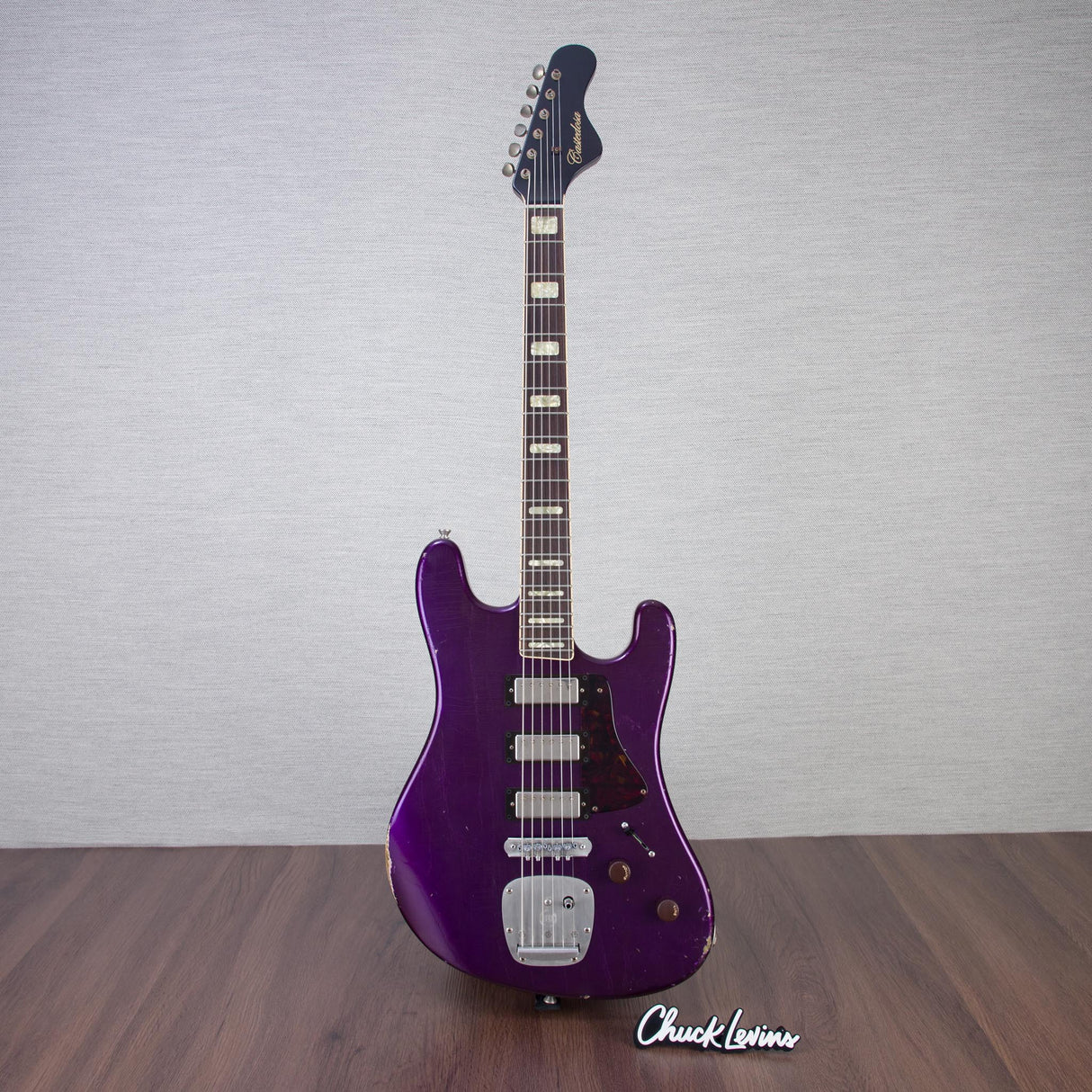 Castedosa Conchers Baritone Electric Guitar - Purple Metallic - #368