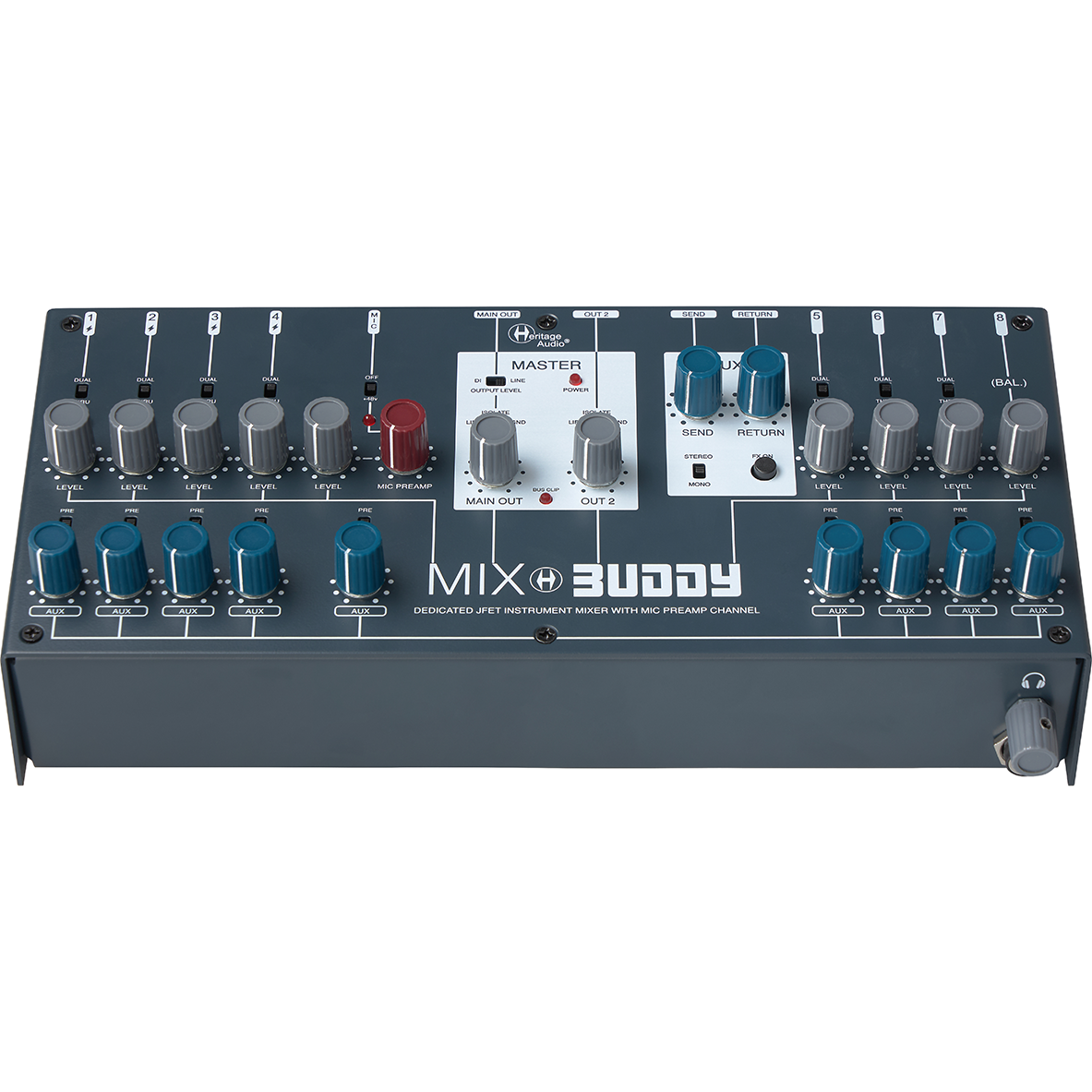 Heritage Audio MIX BUDDY 19-Input Small Format Mixer