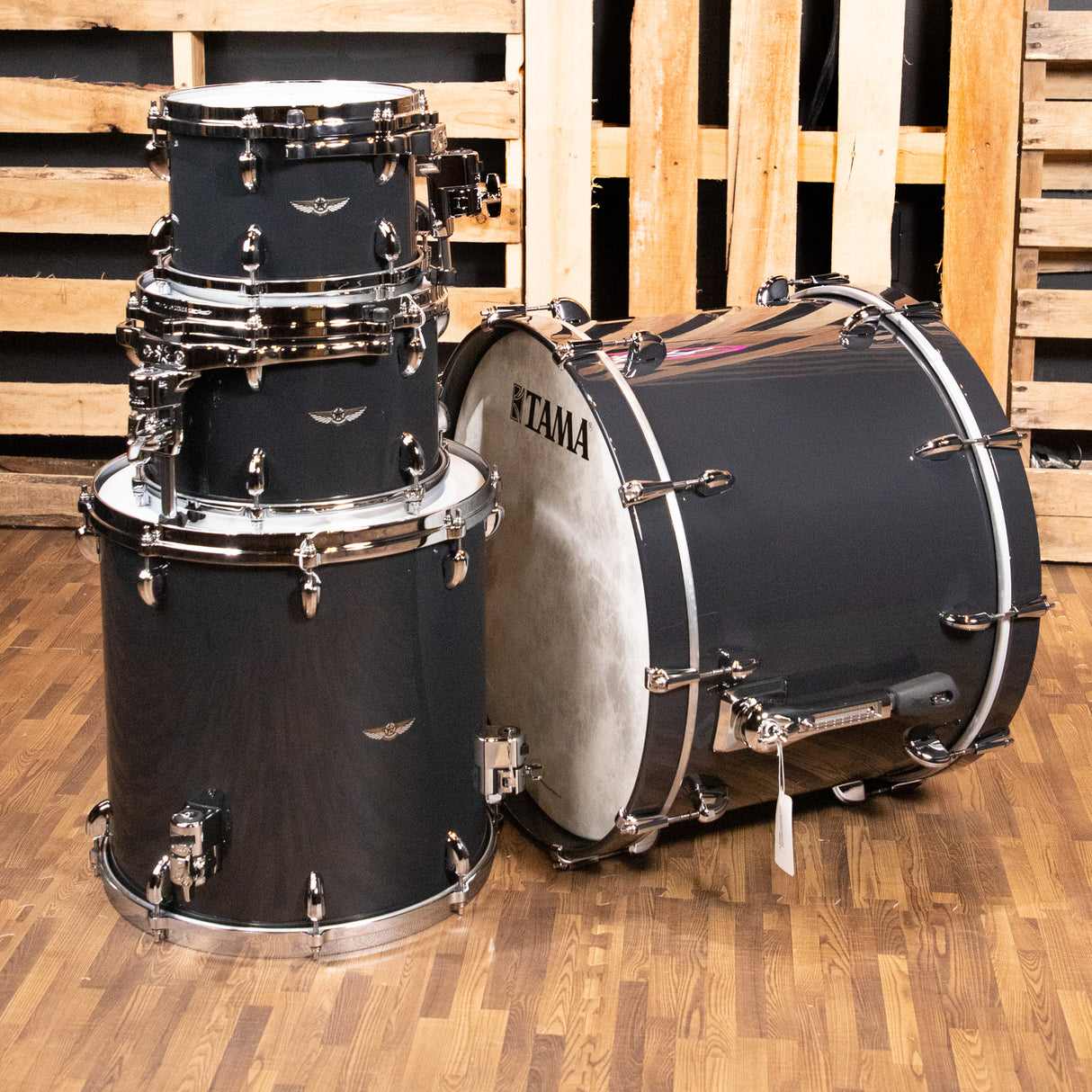 Tama STAR Walnut 4-Piece Shell Pack - Smoky Black