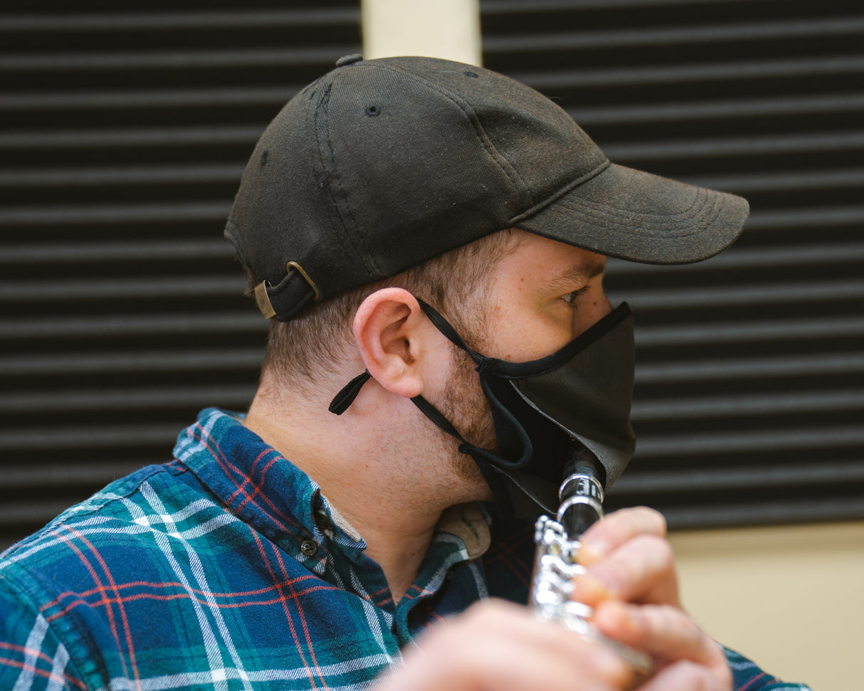 Bell Barrier Flute Face Mask - Gray