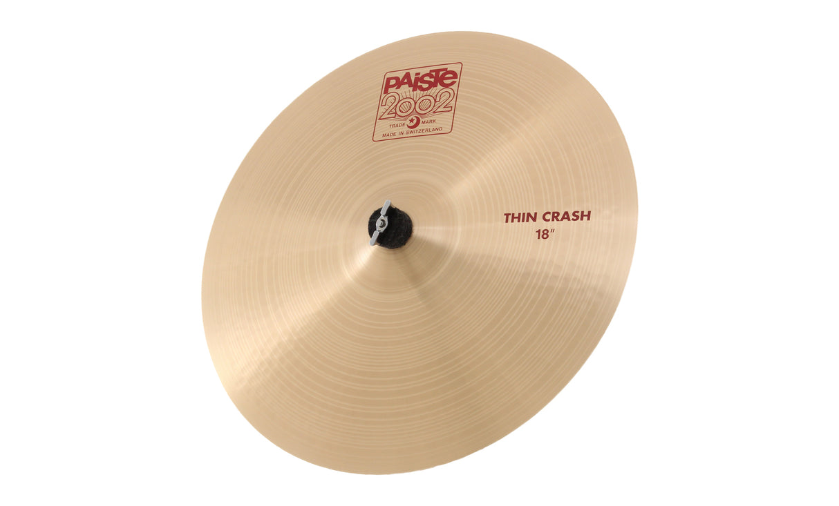Paiste 18" 2002 Thin Crash Cymbal - New,18 Inch