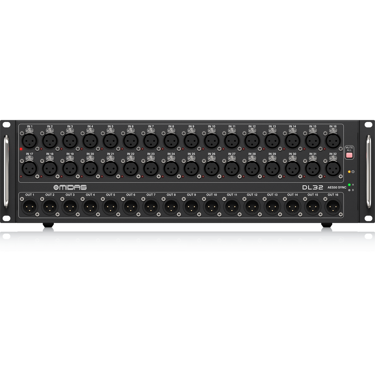 Midas DL32 32-Input/16-Output Stage Box with 32 Microphone Preamps - New