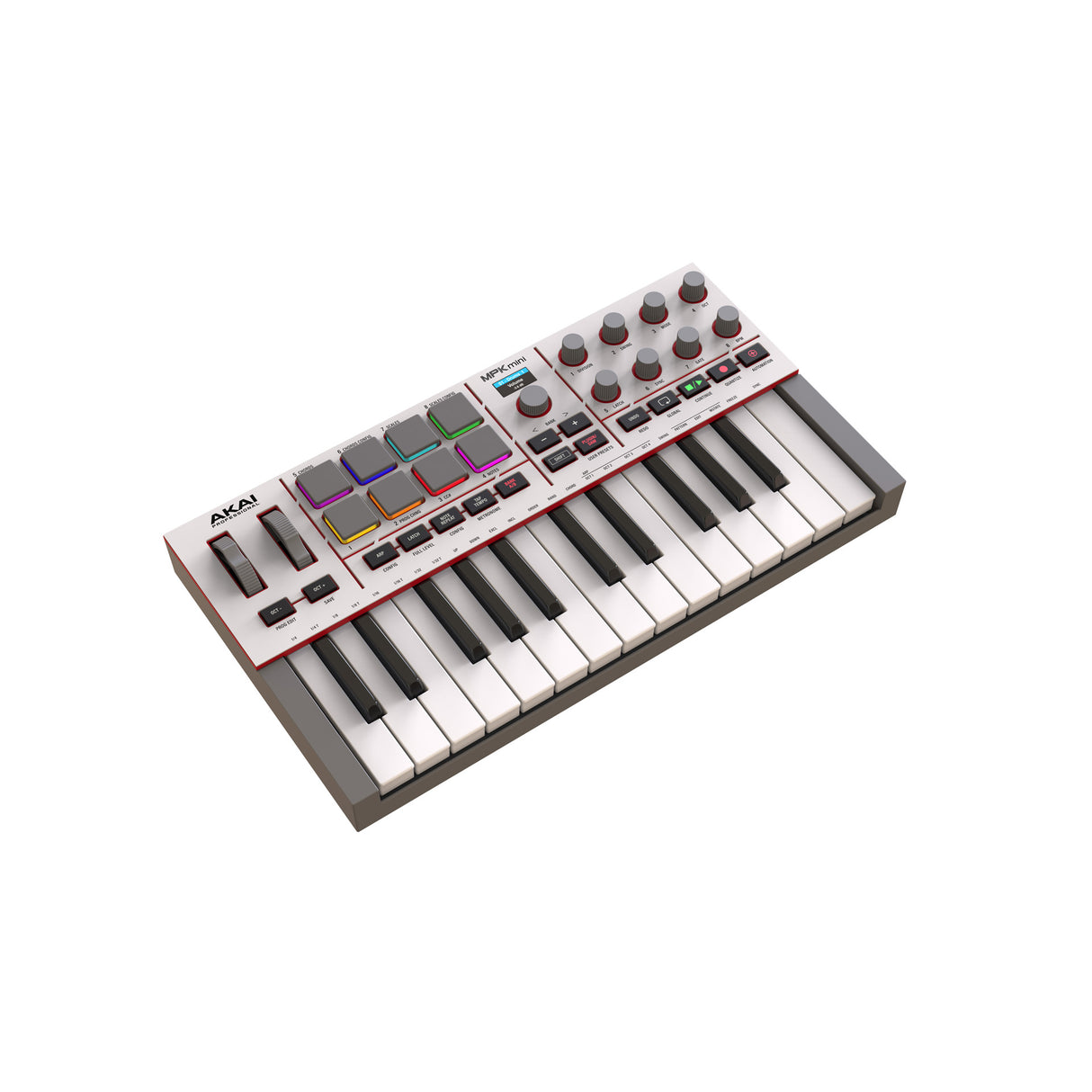Akai Pro MPK Mini IV Compact Midi Controller - White