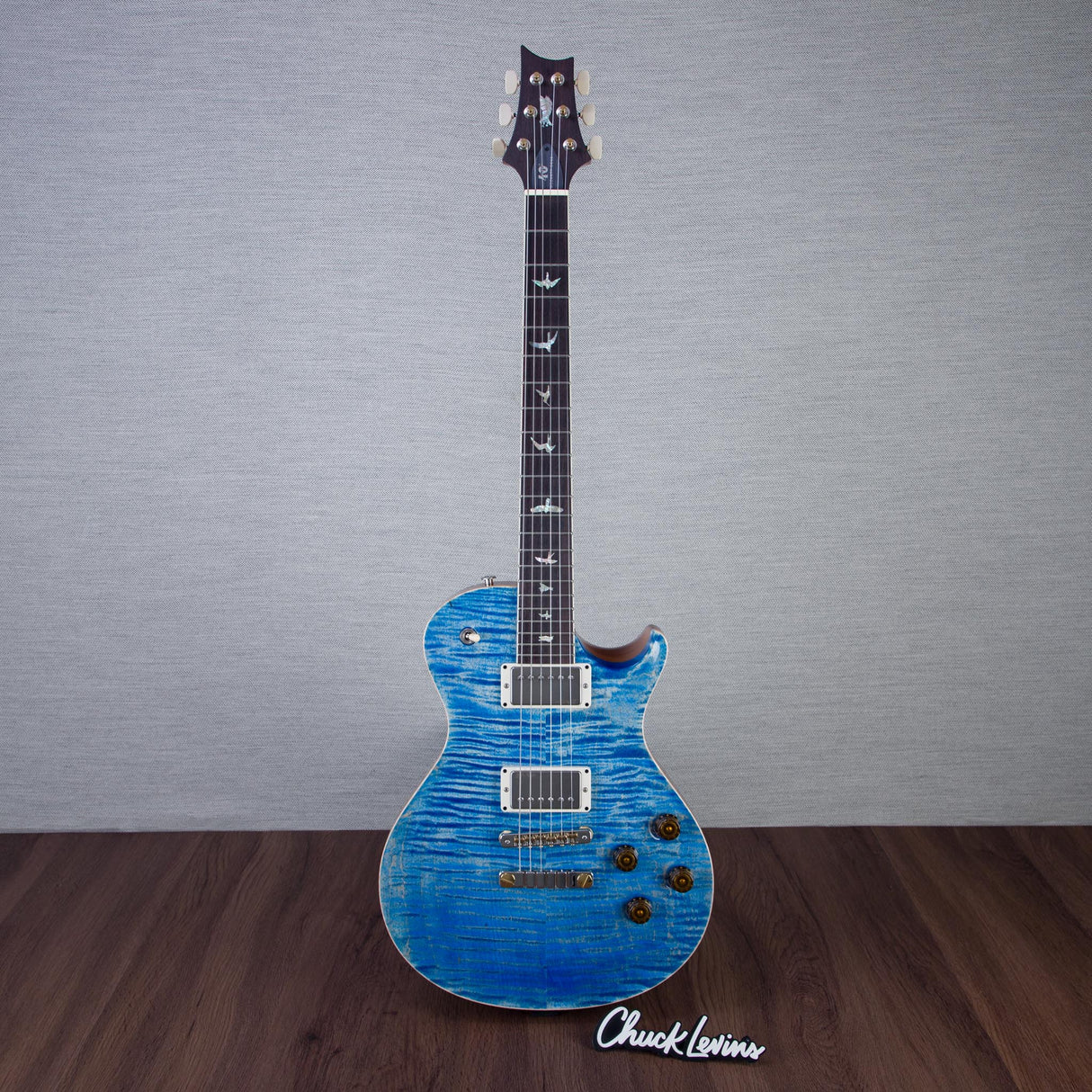 PRS 40th Anniversary Limited Edition McCarty SC56 Electric Guitar - Faded Blue Jean - #250406130