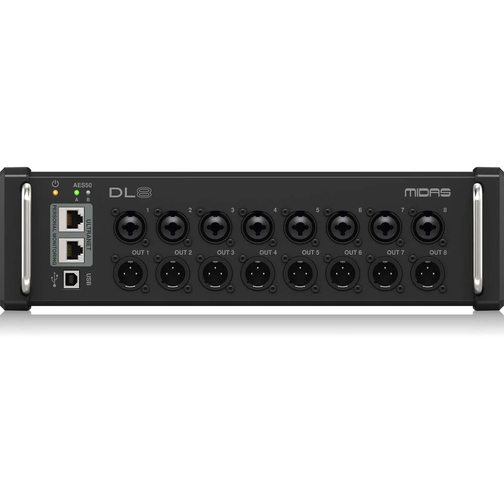 Midas DL8 8-in/8-out Stage Box