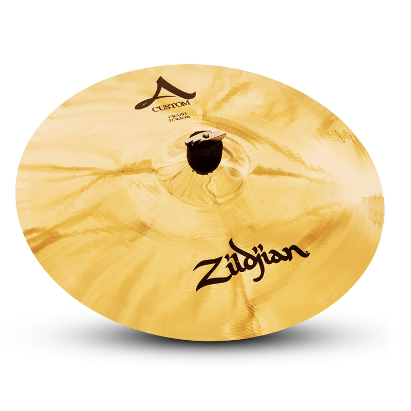 Zildjian 17-Inch A Custom Crash Cymbal - New,17 Inch
