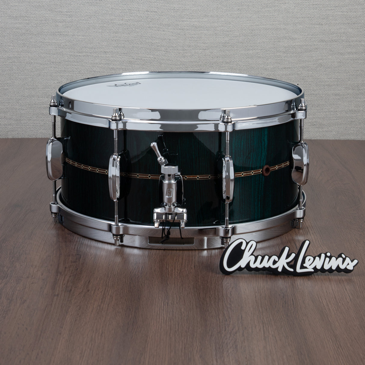 Tama Star Bubinga 6.5x14 Snare Drum - Dark Green Cordia
