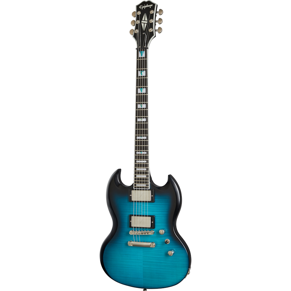 Epiphone SG Prophecy Electric Guitar - Blue Tiger Aged Gloss
