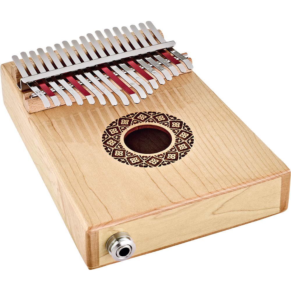 Meinl 17 Note Soundhole Kalimba With Built-In Pickup, C Major - Maple
