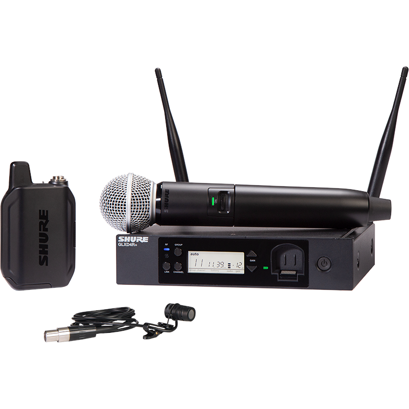 Shure GLXD124R+/85 Digital Wireless Combo System - Mint, Open Box