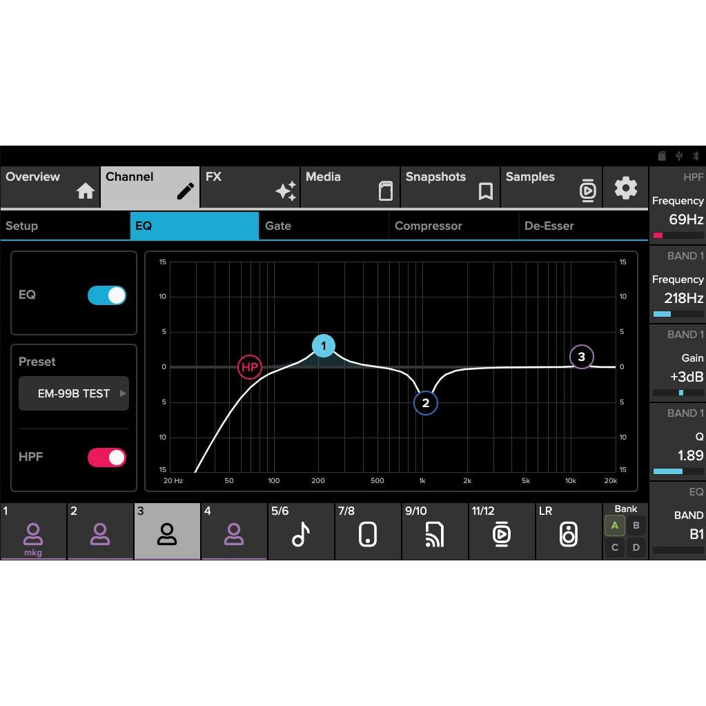 Mackie DLZ Creator XS Adaptive Digital Streaming Mixer - Mint, Open Box