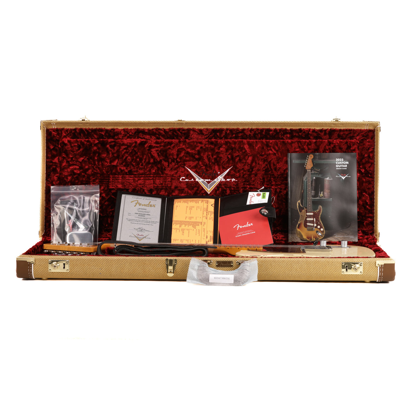 Fender Custom Shop 1950 Esquire Heavy Relic Guitar - Aged Vintage White - CHUCKSCLUSIVE - #R124050