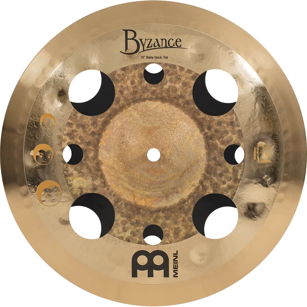 Meinl Luke Holland Signature 10 over 12-Inch Baby Cymbal Stack