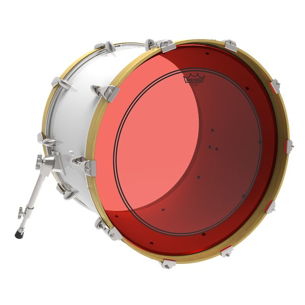 Remo Powerstroke P3 Colortone Bass Drumhead - 22", Red - New,22 Inch