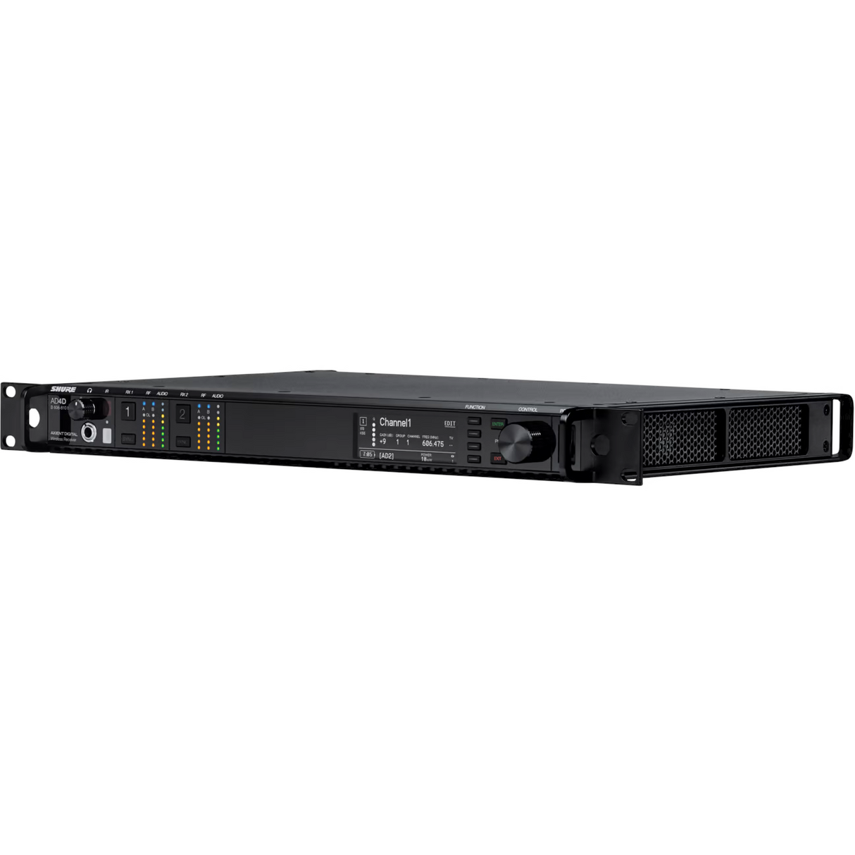 Shure AD4DNP=-A Axient Digital 2-Channel Wireless Receiver - Mint, Open Box