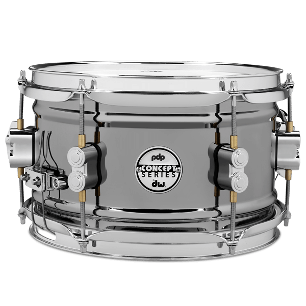 PDP Concept Metal 6x10 Snare Drum, Chrome Hardware - Black Nickel