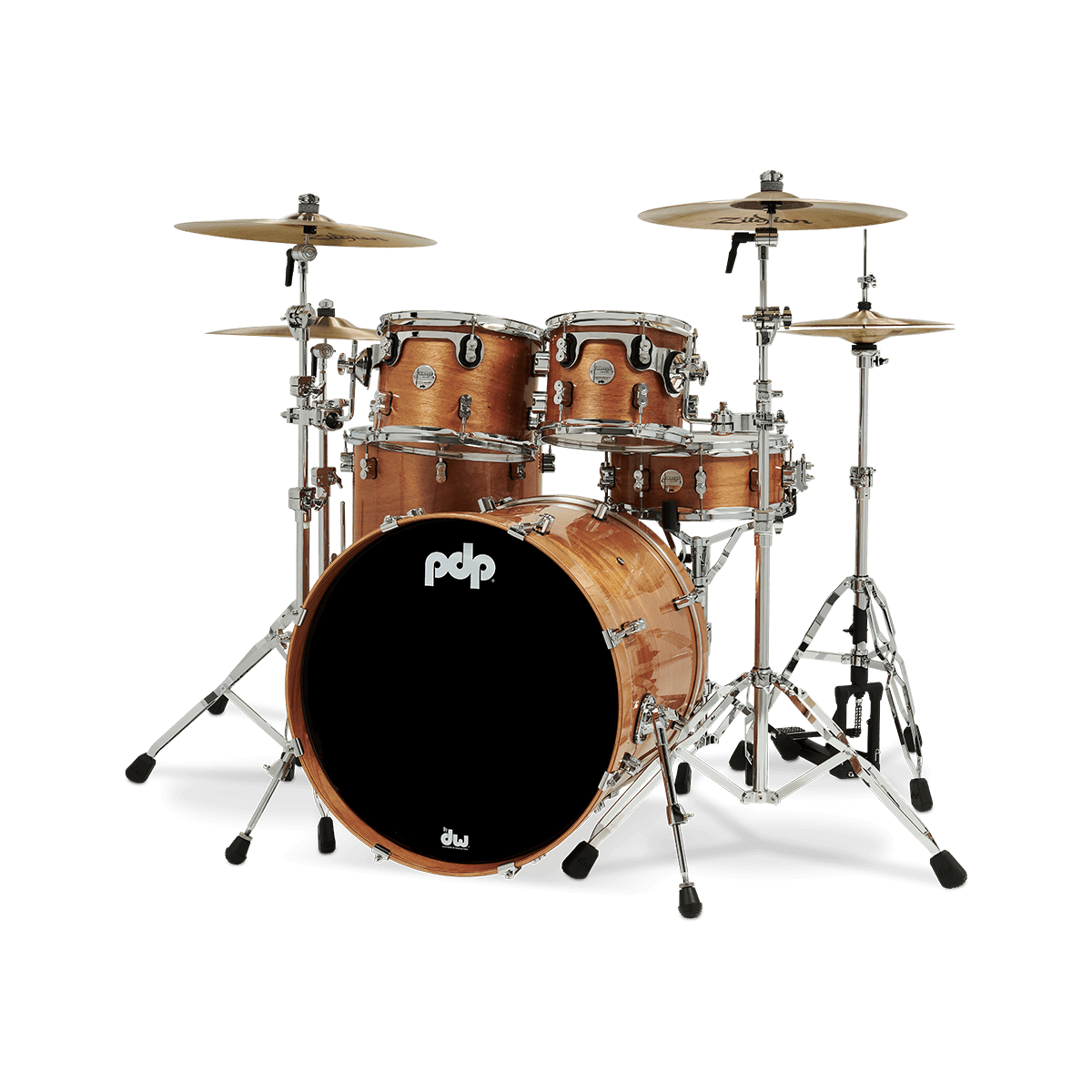 PDP Concept Maple Exotic 5-Piece Shell Pack - Honey Mahogany Finish