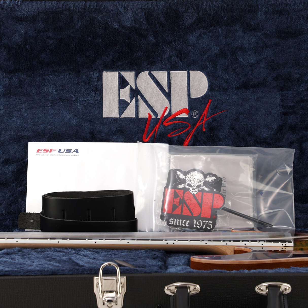 ESP USA M1 Deluxe FR Quilt Maple Top Electric Guitar - Lynch Burst - #US22269