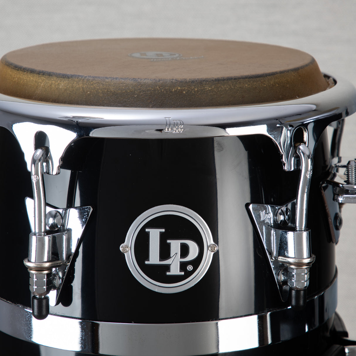 LP JRX1BK Jr Fiberglass Conga Set with Stand - Black
