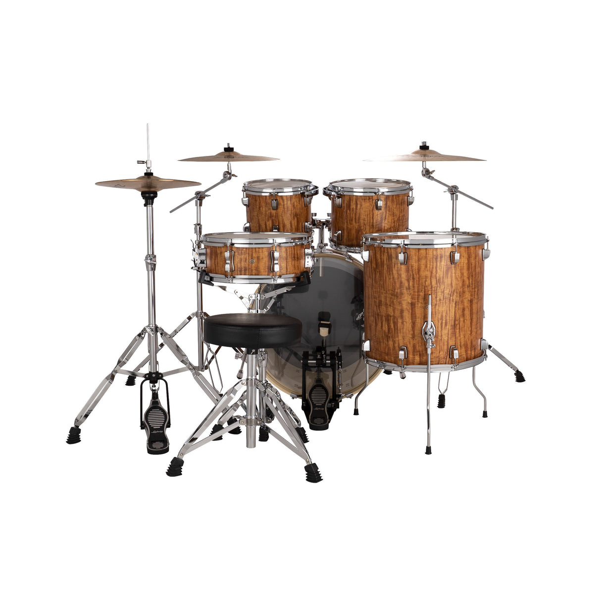 Ludwig Evolution 5-Piece Kit with 22-Inch Kick - Cherry Finish