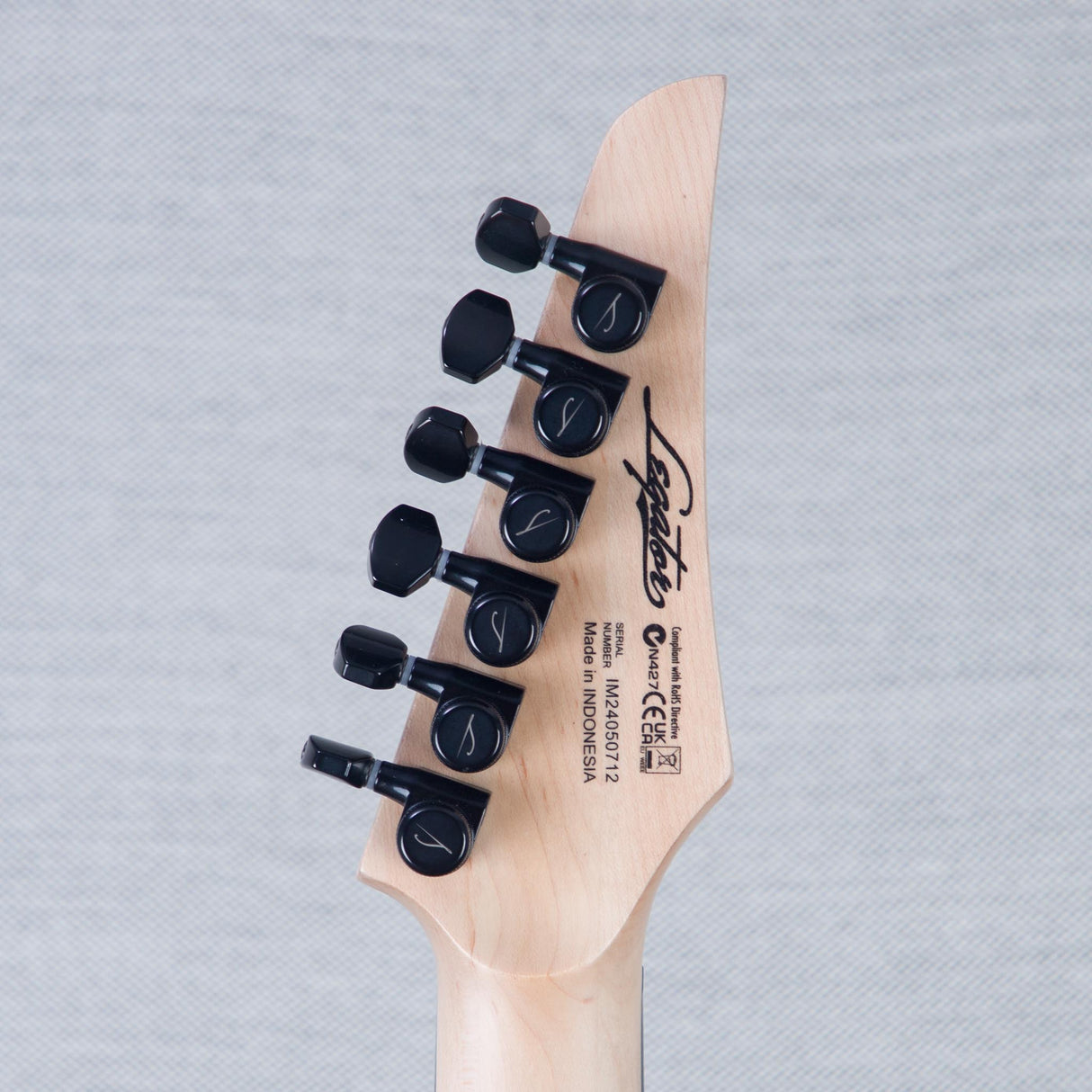 Legator N6SS Ninja Super Shred Series Electric Guitar - Magenta Burl