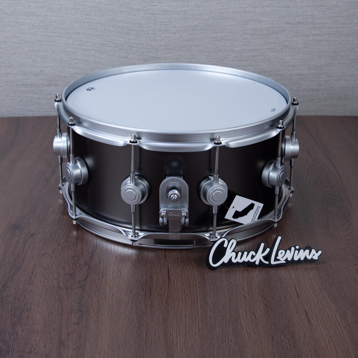 DW 6.5 x 14-Inch Collector's Series Brass Snare Drum - Satin Black