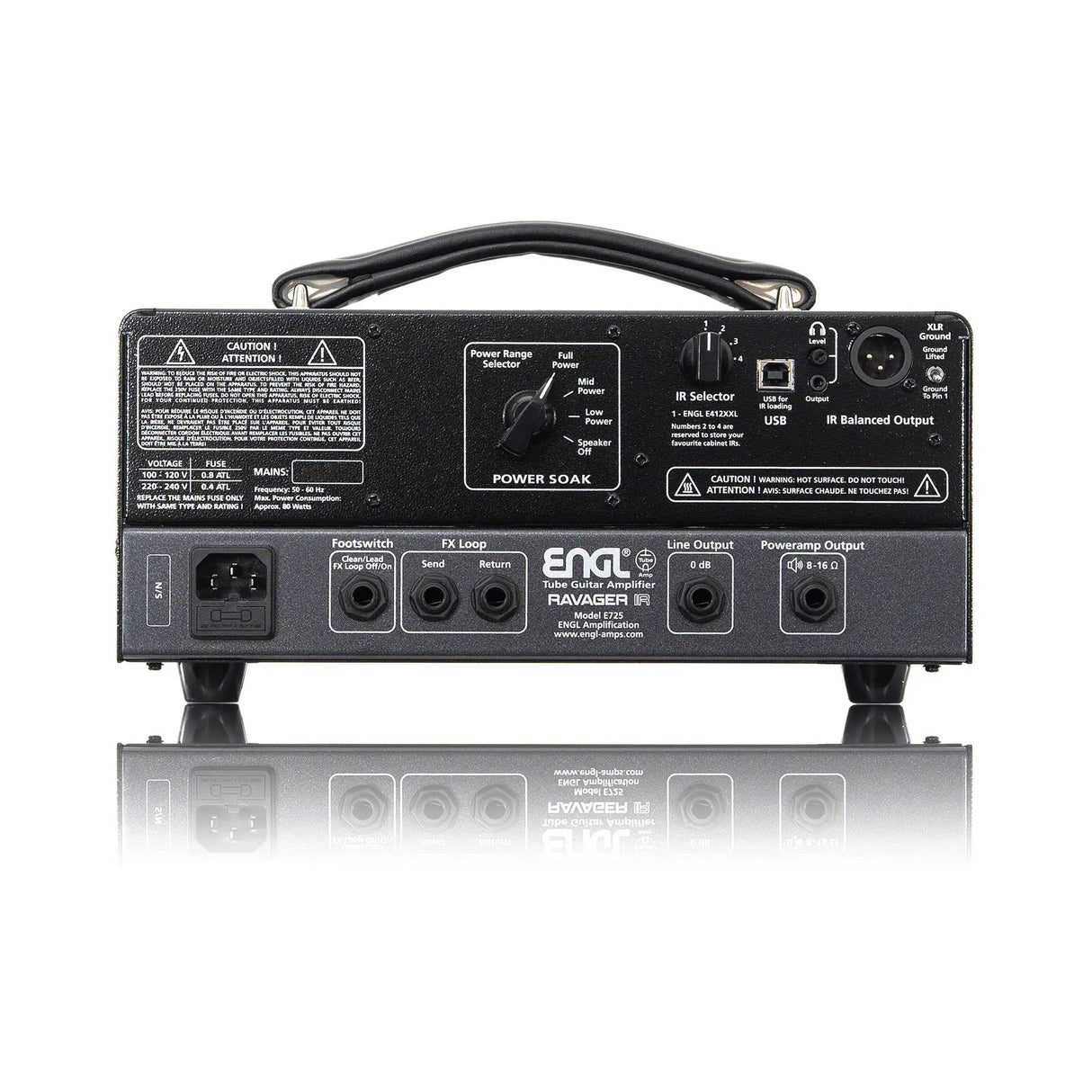 ENGL E725 Ravager IR 20-Watt Compact Tube Guitar Amplifier Head With IR Loader