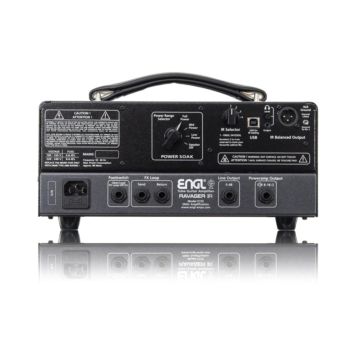 ENGL E725 Ravager IR 20-Watt Compact Tube Guitar Amplifier Head with IR Loader - New