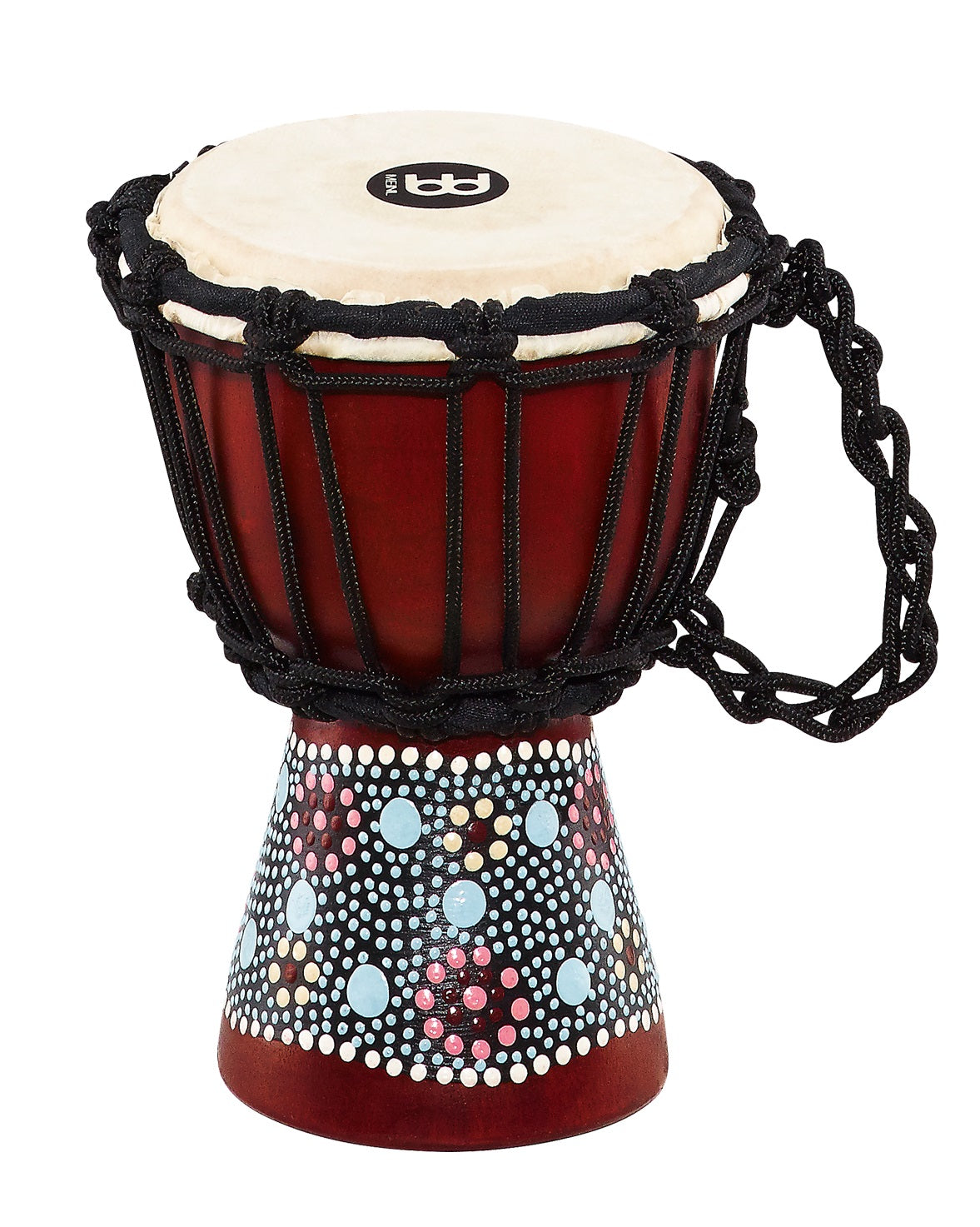 Meinl HDJ8-XXS African Mini Djembe-Flower Design