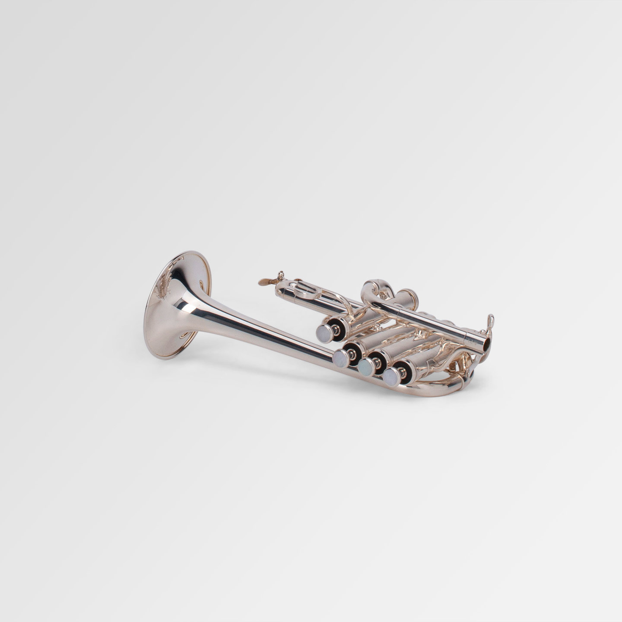 Adams P1 Bb/A Piccolo Trumpet - Silver Plated