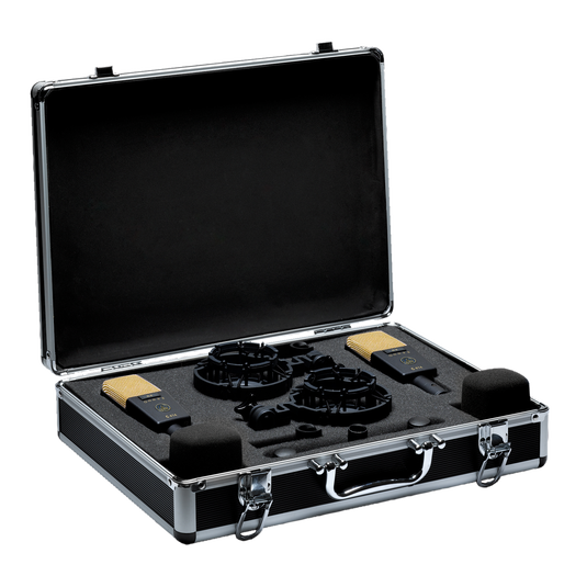 AKG C414 XLII/ST Large-diaphragm Condenser Microphone Matched Pair - Open Box, Mint