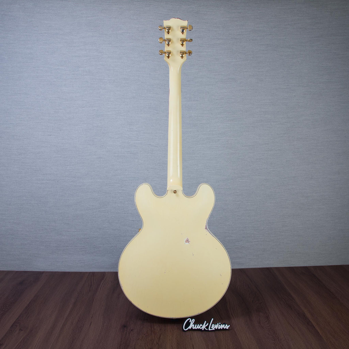 Gibson Custom Shop Murphy Lab 59' ES-335 Semi-Hollowbody Electric Guitar - Heavy Aging Classic White - #A960269