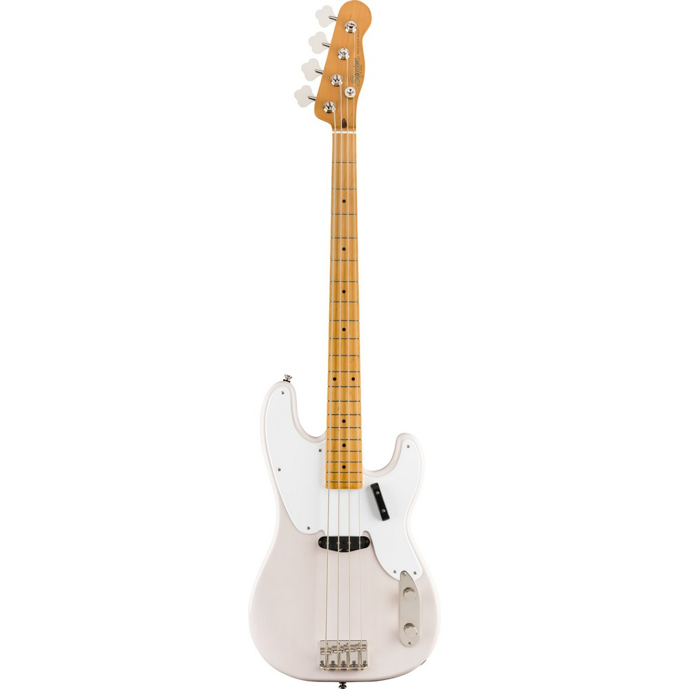 Squier Classic Vibe '50s Precision Bass Guitar - White Blonde, Maple Fingerboard - New