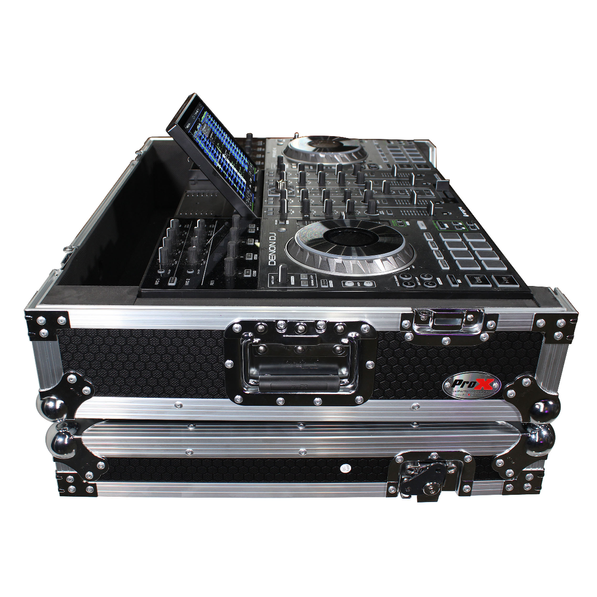 ProX XS-PRIME4 W Flight Case for Denon Prime 4 Standalone DJ System with Wheels - New
