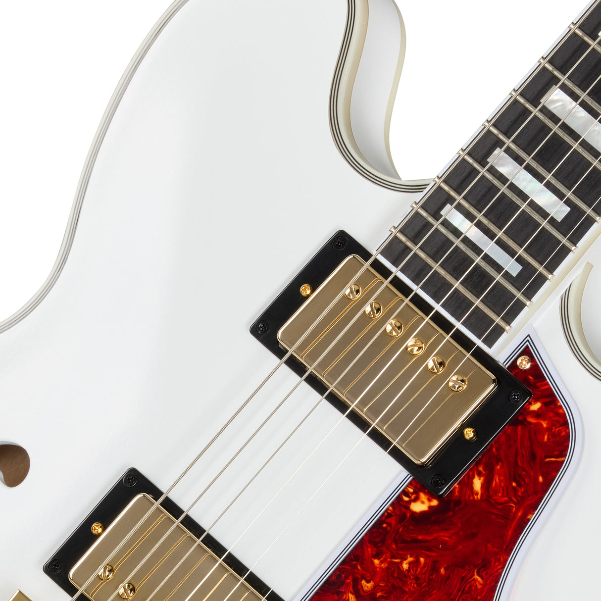Epiphone Alex Lifeson 1976 ES-355 Signature Semi-Hollowbody Electric Guitar - Alpine White