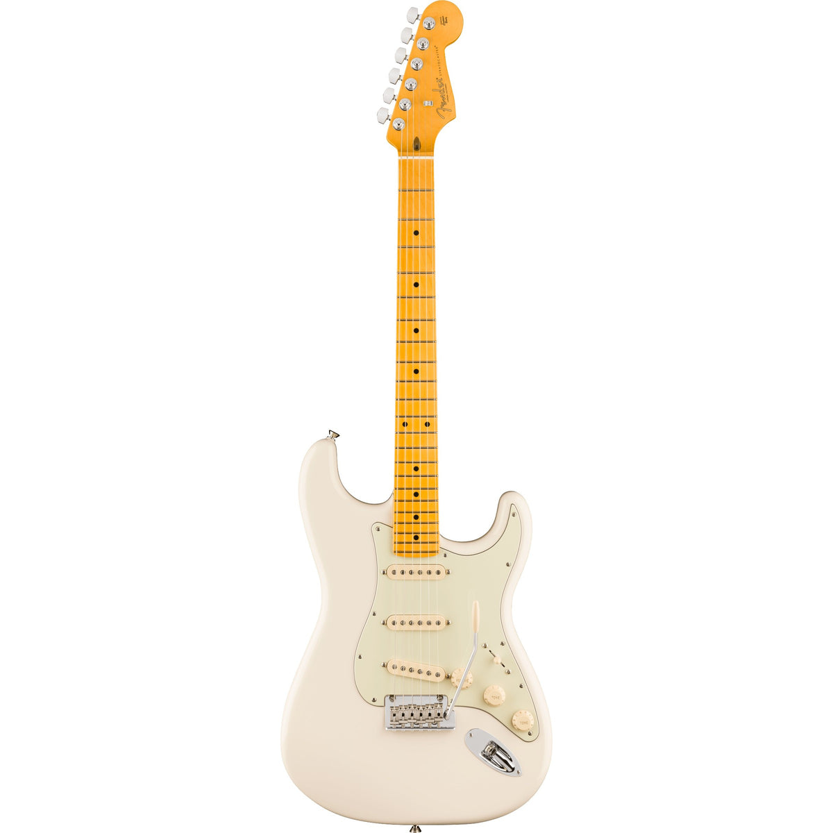 Fender American Professional Stratocaster Electric Guitar, Maple Fingerboard - Olympic White