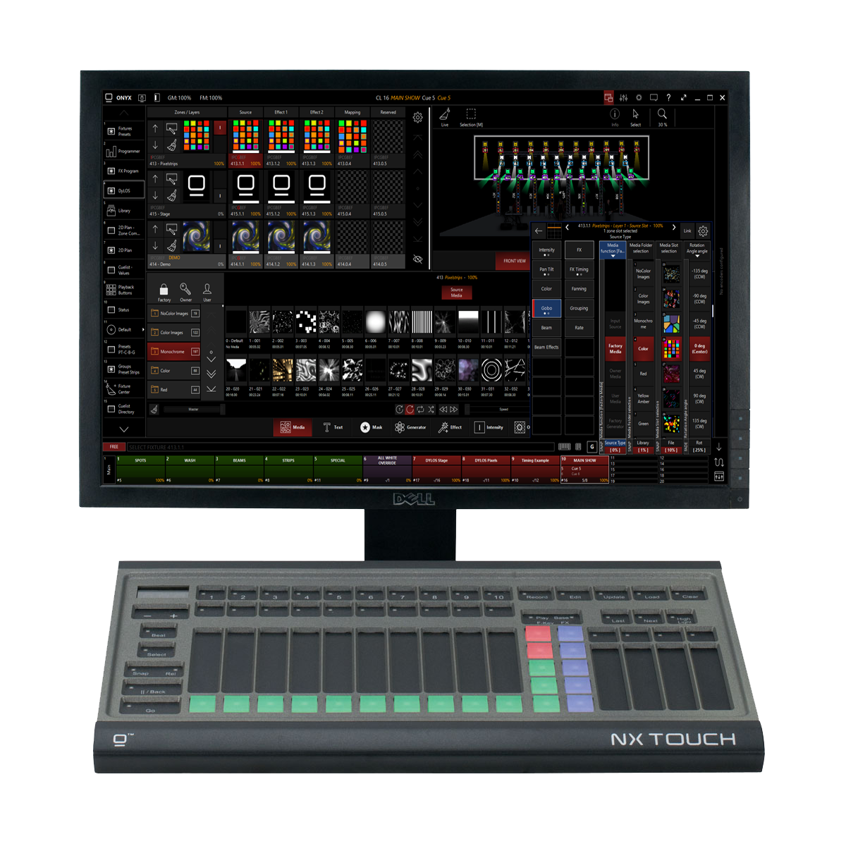 Elation NX Touch Control Surface