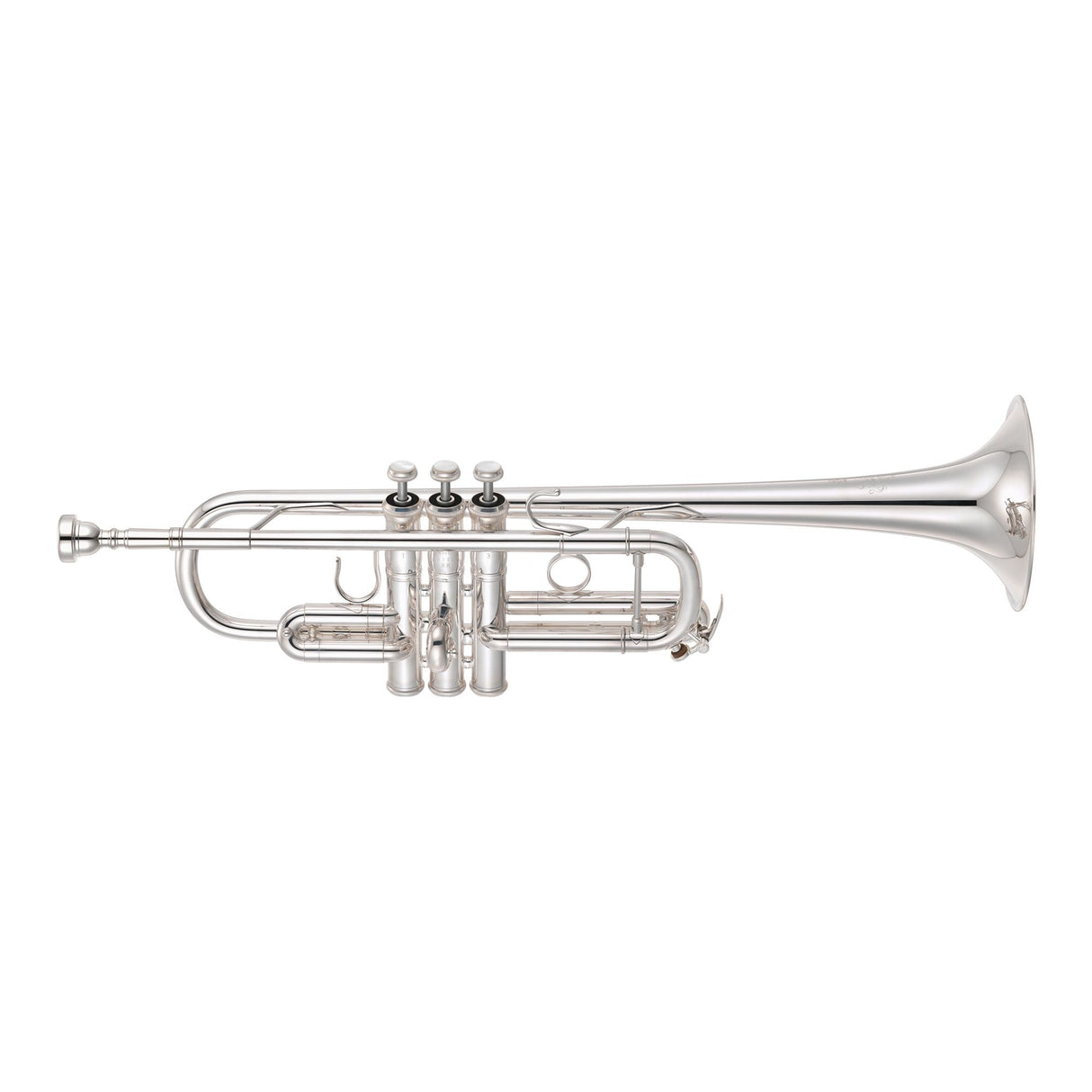 Yamaha YTR-9445CHS-BR III Xeno Artist Professional C Trumpet - Silver-Plated