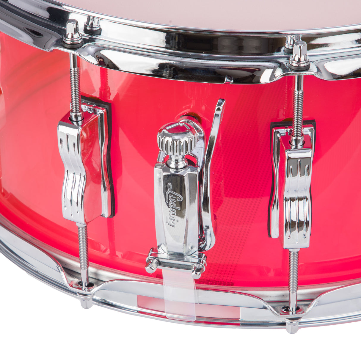 Ludwig VistaLite 6.5x14-Inch Snare Drum- Pink